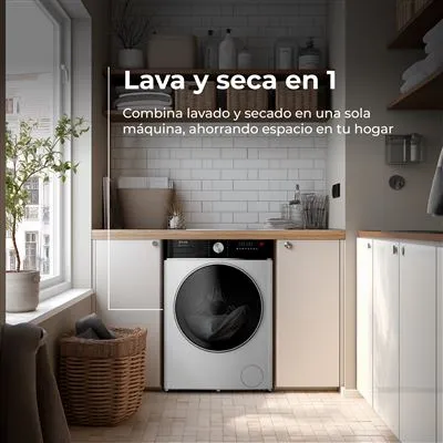 Lavasecadora EVVO Nature M10/6 10/6Kg Clase A Blanco - Imagen 2
