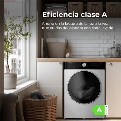 Lavasecadora EVVO Nature M10/6 10/6Kg Clase A Blanco - Imagen 3
