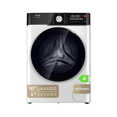 Lavasecadora EVVO Nature M10/6 10/6Kg Clase A Blanco