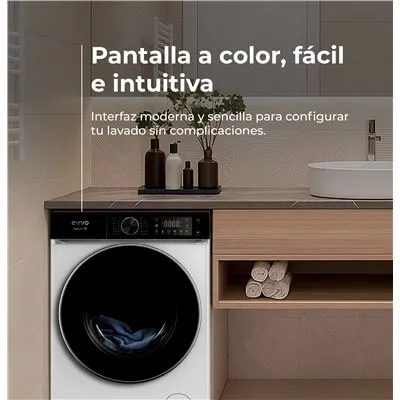 Lavadora EVVO Nature R12 12Kg Clase A Blanco - Imagen 3