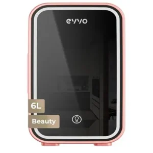 Frigorífico Mini Evvo F6P Beauty 48.5cm 6L Rosa Claro