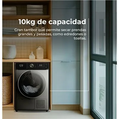 Secadora EVVO SR10 10Kg Clase E Inox - Imagen 2