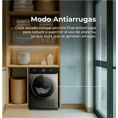 Secadora EVVO SR10 10Kg Clase E Inox - Imagen 3