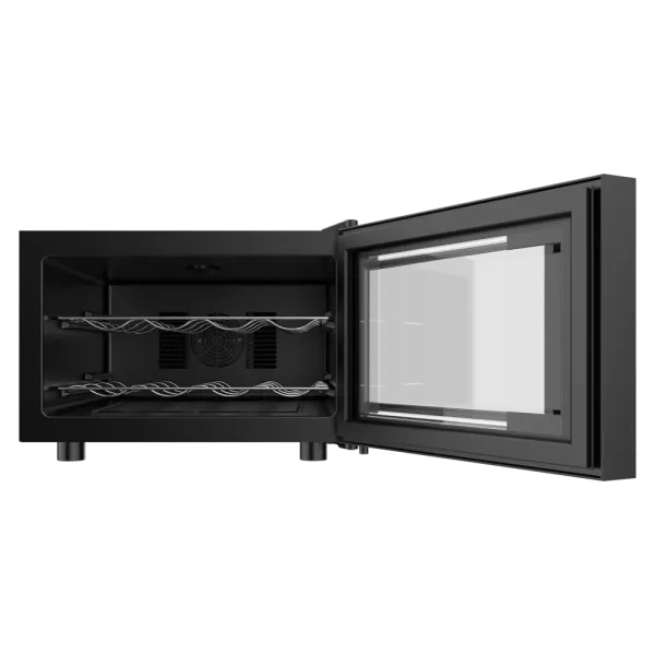 Vinoteca Cecotec Bolero GrandSommelier 800H CoolCrystal 30.4cm 8 Botellas Clase B Negro - Imagen 3