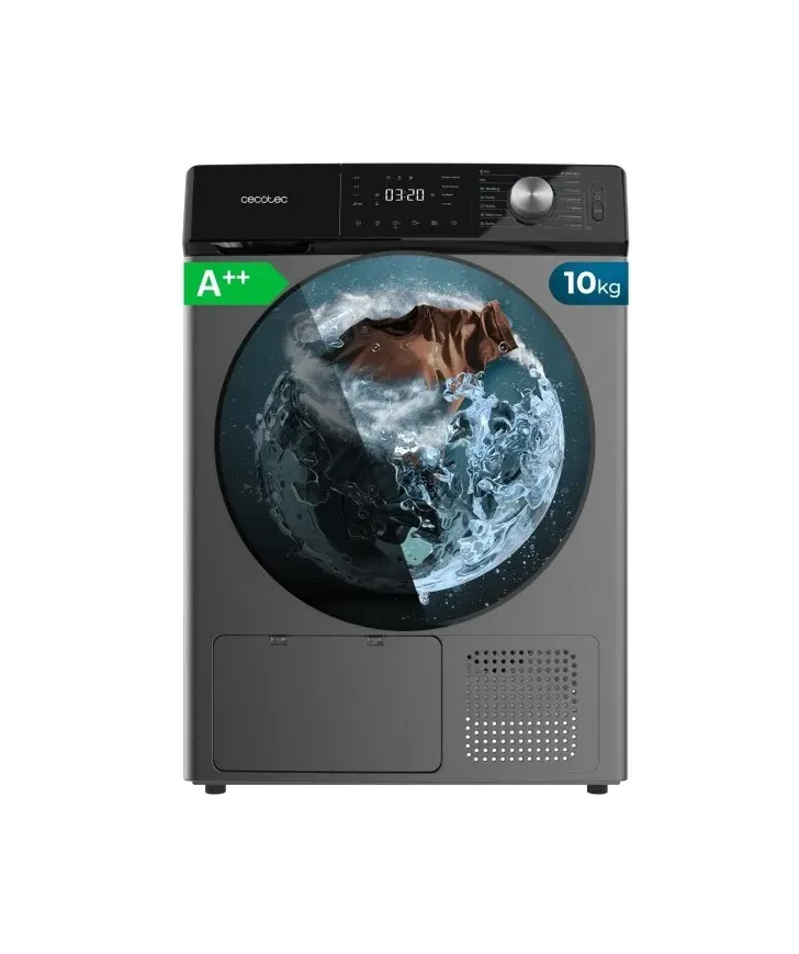 Secadora Cecotec Bolero DressCode Dry 10355 Steel 10Kg Clase A++ Inox