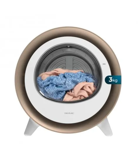 Mini Secadora Cecotec Bolero DressCode Dry 3500V Gold 3Kg Clase A Dorado