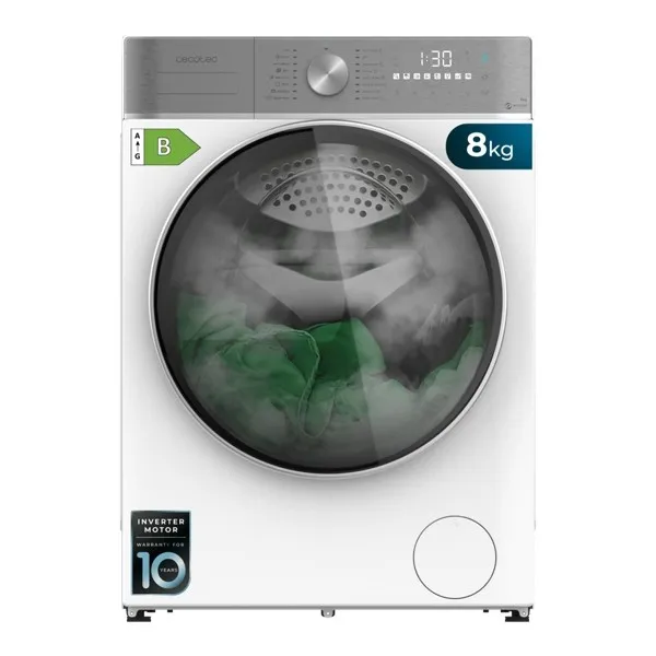 Lavasecadora Cecotec Bolero Wash&Dry 8580 Inverter 8/5Kg Clase B Blanco