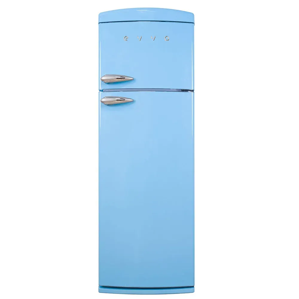 Frigorífico Evvo F50BL Retro 179.5cm 312L Clase E Azul Claro