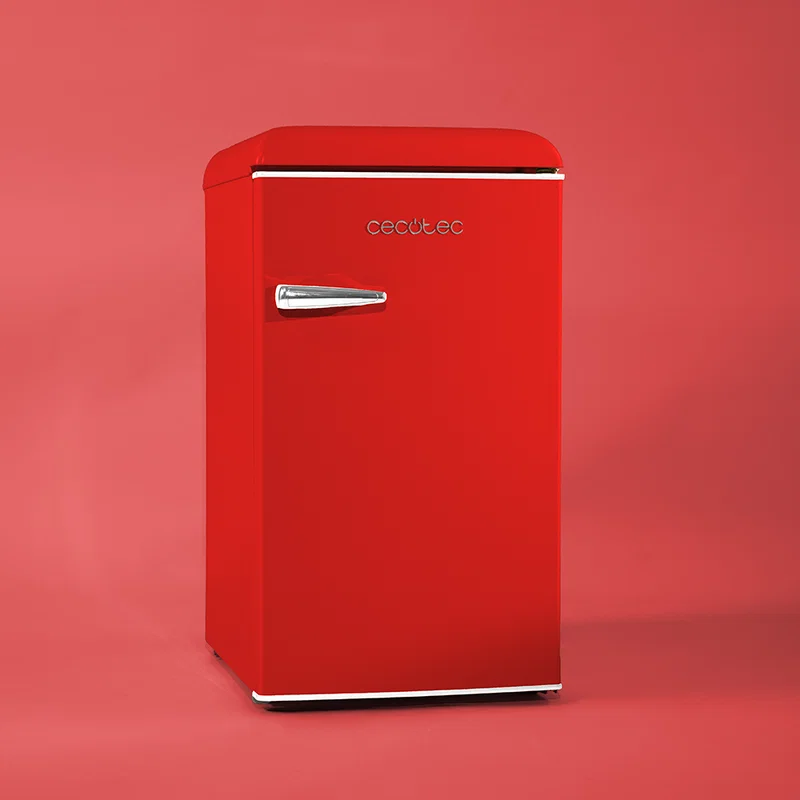 Frigorífico Mini Cecotec Bolero Coolmarket Tt Origin 95 89.3cm 95L Clase E Rojo Oscuro - Imagen 3