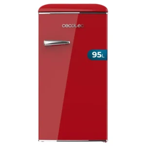 Frigorífico Mini Cecotec Bolero Coolmarket Tt Origin 95 89.3cm 95L Clase E Rojo Oscuro