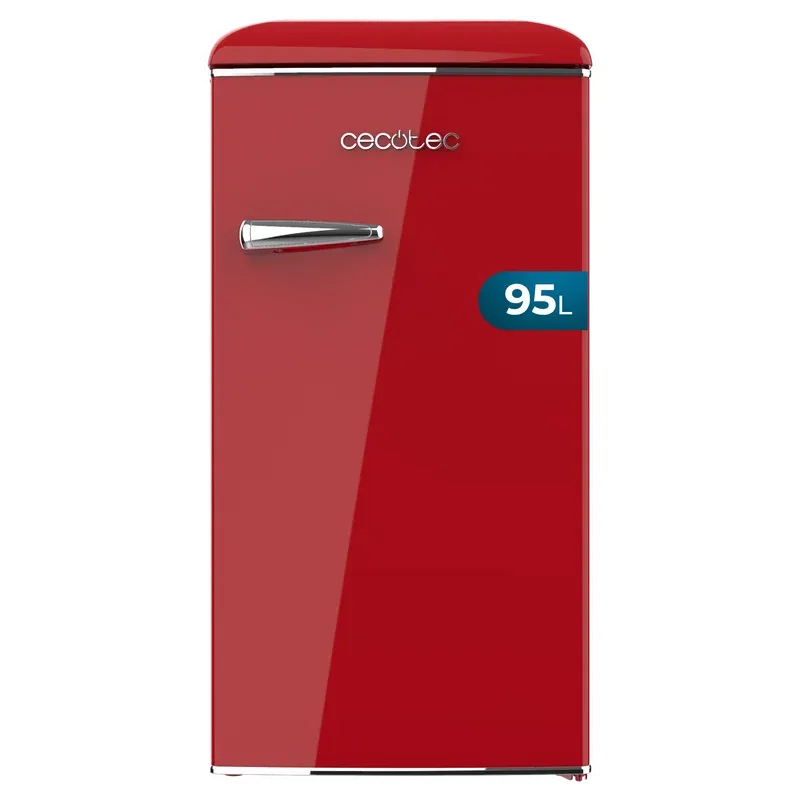 Frigorífico Mini Cecotec Bolero Coolmarket Tt Origin 95 89.3cm 95L Clase E Rojo Oscuro