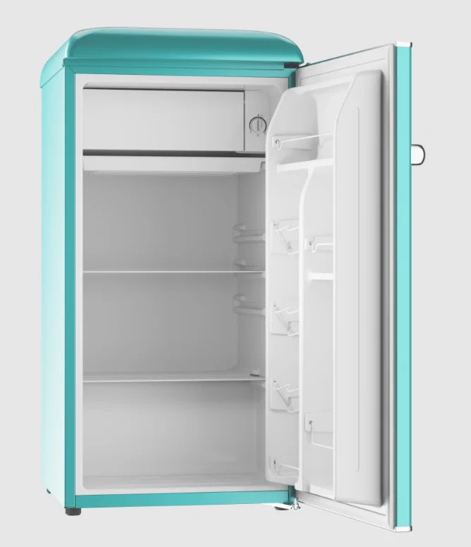 Frigorífico Mini Evvo F25G Retro 44.7cm 90L Clase F Verde Claro - Imagen 2