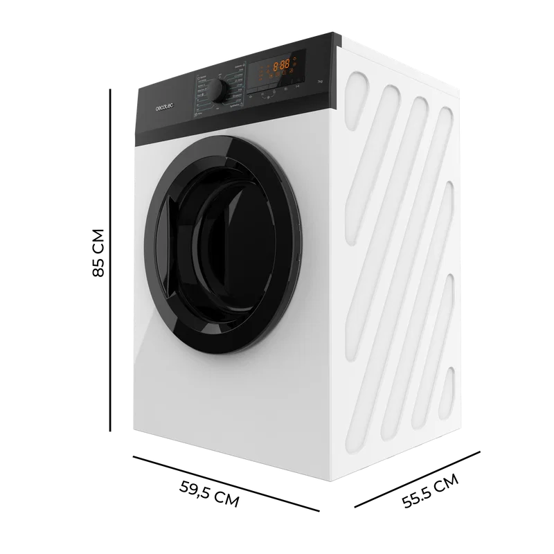 Secadora Cecotec Bolero DressCode Dry 7200V C 7Kg Clase C Blanco - Imagen 2