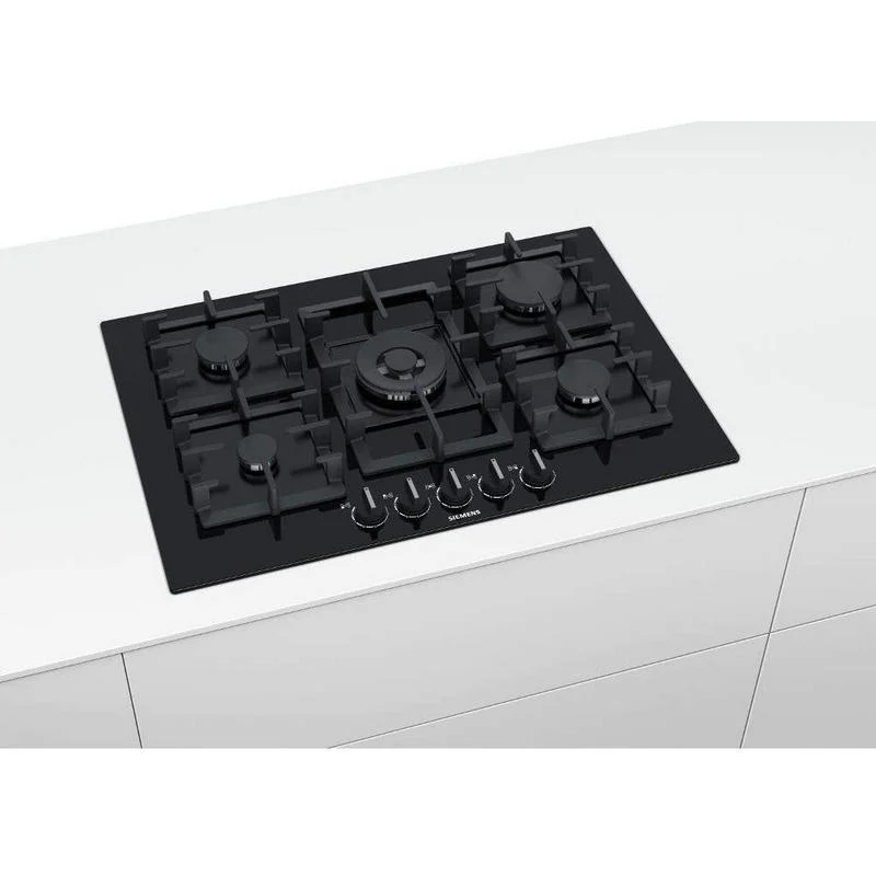 Placa de Gas Siemens EP7A6QB90 iQ500 5 Zonas 75cm Negro - Imagen 2