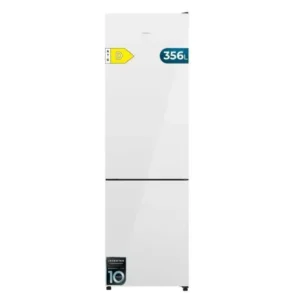 Frigorífico Cecotec Bolero CoolMarket Combi 356i White Glass 200cm 356L Clase D Blanco