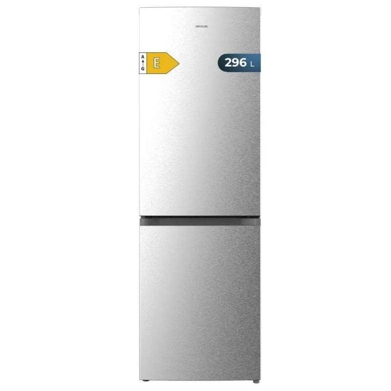 Frigorífico Cecotec Bolero CoolMarket Combi 296 DF Inox 185cm 296L Clase E Inox