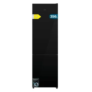 Frigorífico Cecotec Bolero CoolMarket Combi 356i Black Glass 200cm 356L Clase D Negro