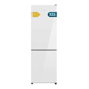 Frigorífico Cecotec Bolero CoolMarket Combi 322i White Glass 185.5cm 322L Clase E Blanco