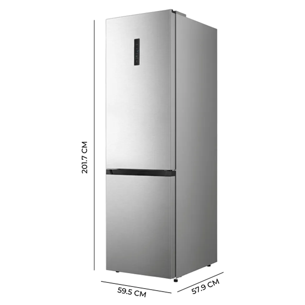 Frigorífico Cecotec Bolero CoolMarket Combi 336 201.7cm 336L Clase A Inox - Imagen 2