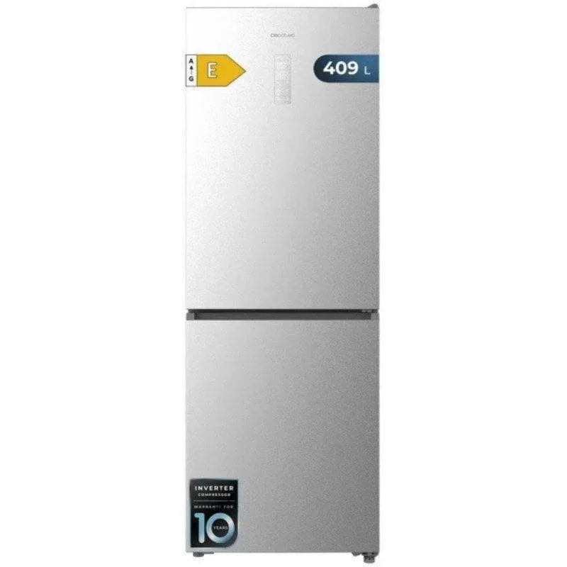 Frigorífico Cecotec Bolero CoolMarket Combi 409 185cm 409L Clase E Inox