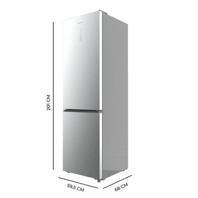 Frigorífico Cecotec Bolero CoolMarket Combi 456 Inox 201cm 456L Clase E Inox - Imagen 3