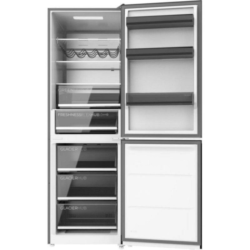 Frigorífico Cecotec Bolero CoolMarket Combi 409 Black Glass 185cm 409L Clase E Negro - Imagen 3