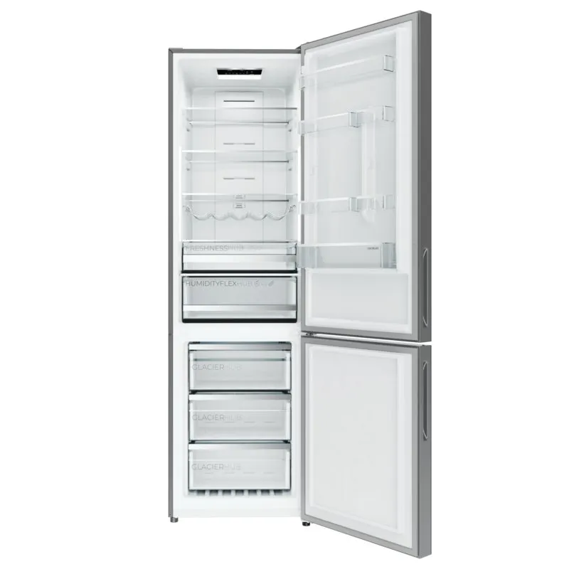 Frigorífico Cecotec Bolero CoolMarket Combi 356i Grey Glass 200cm 356L Clase D Gris Oscuro - Imagen 3
