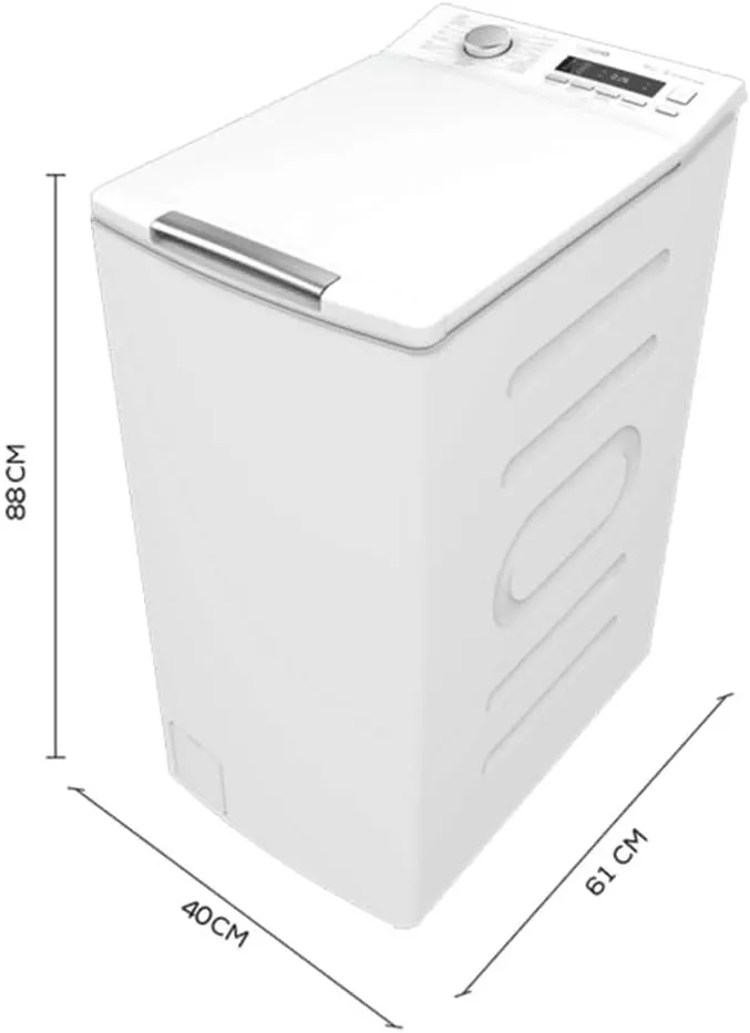 Lavadora Cecotec Bolero DressCode Top 800 Inverter 8Kg Clase A Blanco - Imagen 2