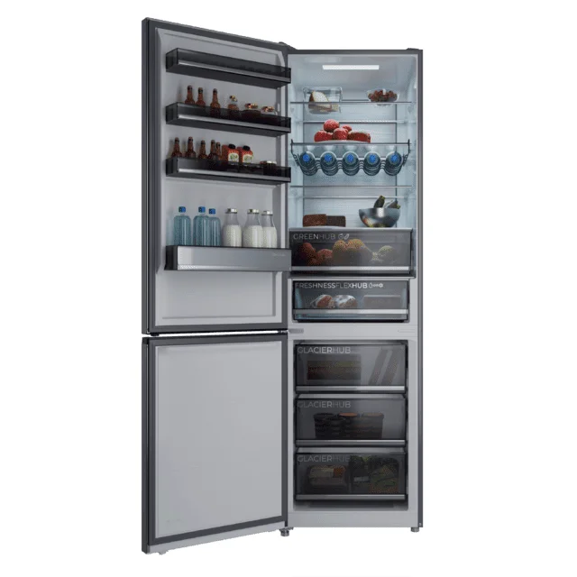 Frigorífico Cecotec Bolero CoolMarket Combi 456 Dark 201cm 456L Clase E Gris Oscuro - Imagen 2
