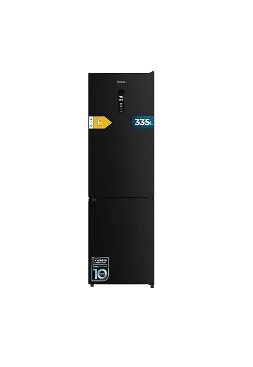Frigorífico Cecotec Bolero CoolMarket Combi 335 Black 195.3cm 335L Clase E Negro