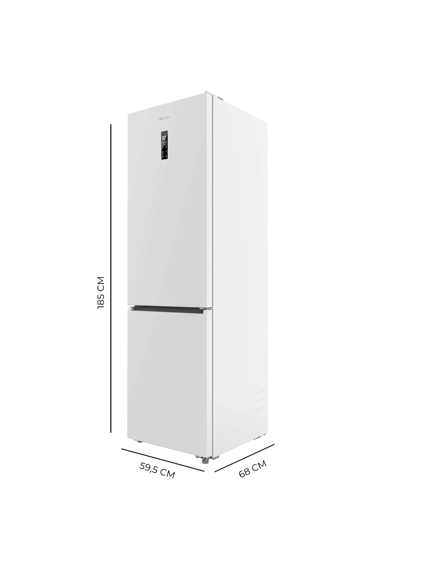 Frigorífico Cecotec Bolero CoolMarket Combi 409 White 185cm 409L Clase C Blanco - Imagen 3