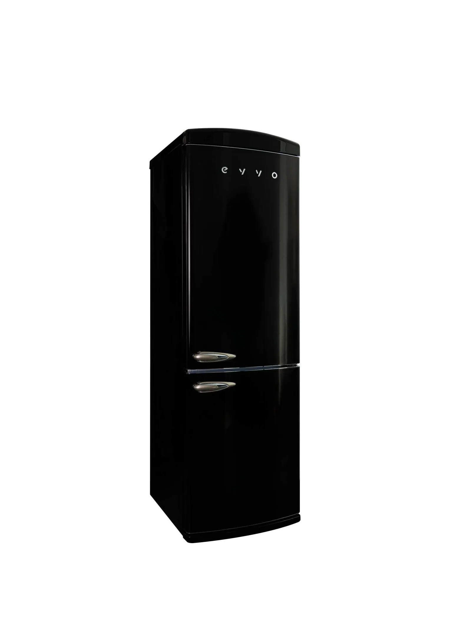 Frigorífico Combi Evvo F60BK Retro 191.5cm 324L Clase E Negro - Imagen 2