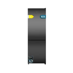 Frigorífico Cecotec Bolero CoolMarket Combi 322i Dark 185.5cm 322L Clase D Gris Oscuro