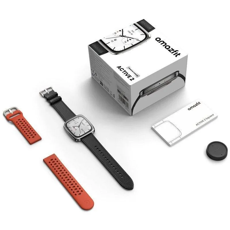 Smartwatch Amazfit Active 2 Square Premium NFC Smartwatch 1.75" Plata - Imagen 3