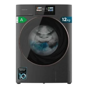 Lavadora Cecotec Bolero DressCode 12950 Autodose Direct Drive 3D Steel 12Kg Clase A Gris Oscuro