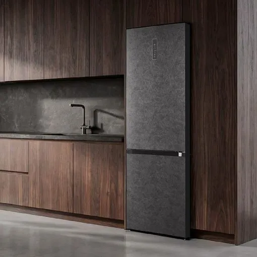 Frigorífico Cecotec Bolero CoolMarket Combi 405 WL Elite Onyx Stone 200cm 405L Clase A Gris Oscuro - Imagen 3