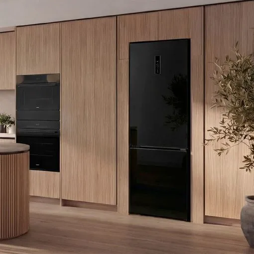 Frigorífico Cecotec Bolero CoolMarket Combi 405 MC Elite Black Glass 200cm 405L Clase D Negro - Imagen 2
