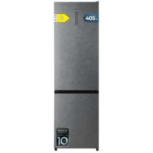 Frigorífico Cecotec Bolero CoolMarket Combi 405 WL Elite Graphite Stone 200cm 405L Clase D Gris Oscuro