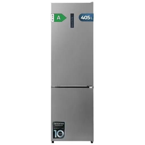 Frigorífico Cecotec Bolero CoolMarket Combi 405 MC 200cm 405L Clase A Inox