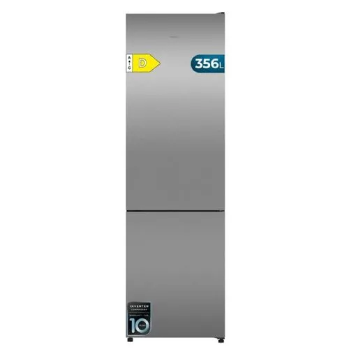 Frigorífico Cecotec Bolero CoolMarket Combi 356i 200cm 356L Clase D Inox