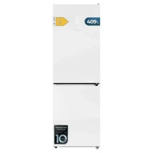 Frigorífico Cecotec Bolero CoolMarket Combi 409 White Glass 184.6cm 409L Clase E Blanco