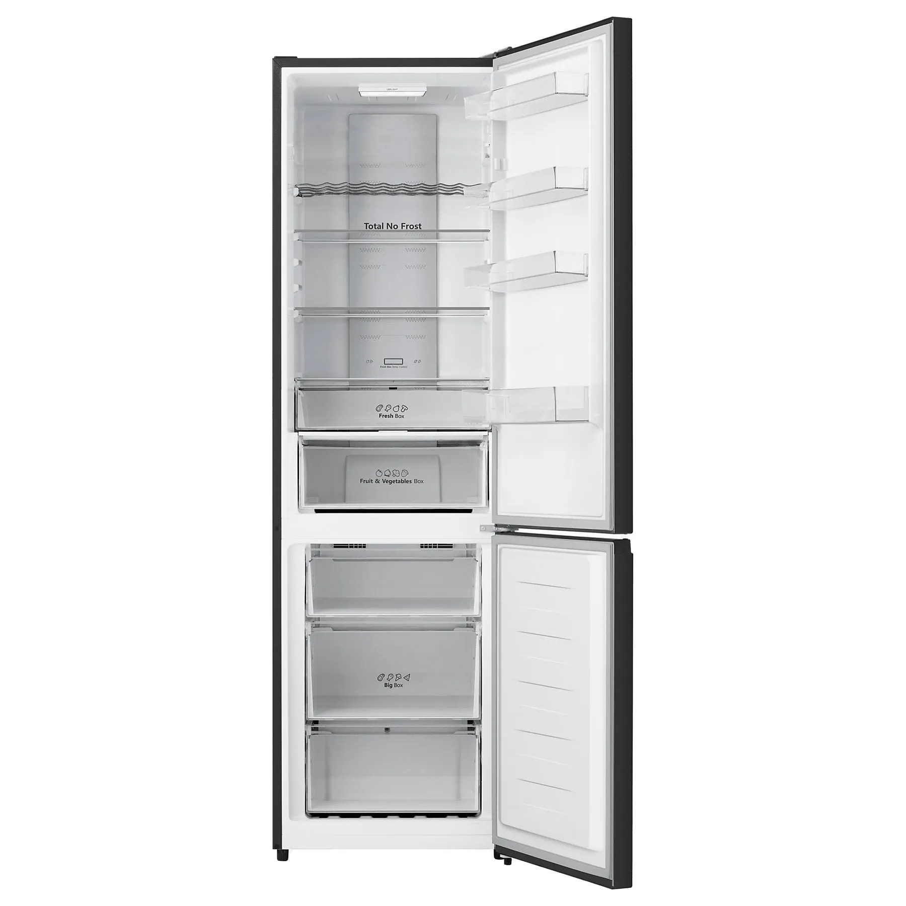 Frigorífico Cecotec Bolero CoolMarket Combi 336 Dark 201cm 336L Clase A Negro - Imagen 2