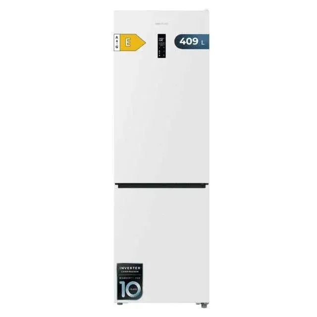 Frigorífico Cecotec Bolero CoolMarket Combi 409 White 185cm 409L Clase E Blanco