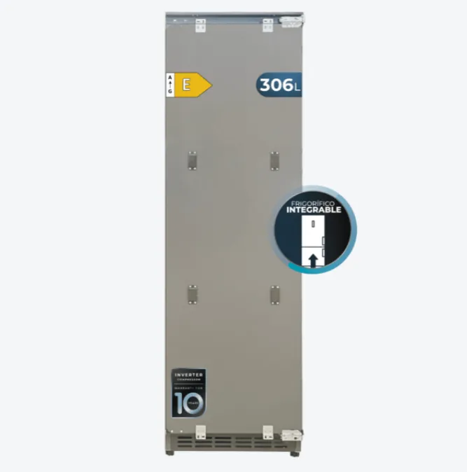 Frigorífico Integrable Cecotec Bolero CoolMarket 1D BI-D 306 187cm 306L Clase E
