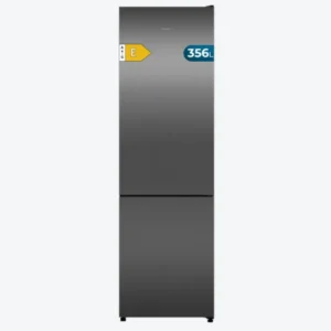 Frigorífico Cecotec Bolero CoolMarket Combi 356i Dark 200cm 356L Clase E Inox