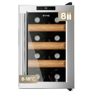 Vinoteca Evvo VT8 51.3cm 8 Botellas Clase E Inox