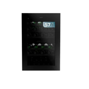 Vinoteca Integrable Cecotec Bolero GrandSommelier Duo 57000 Touch 88.5cm 57 Botellas Clase G Negro