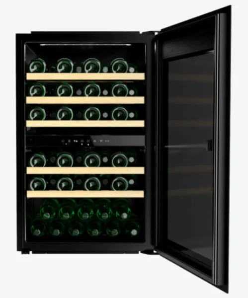 Vinoteca Integrable Cecotec Bolero GrandSommelier Duo 57000 Touch 88.5cm 57 Botellas Clase G Negro - Imagen 2