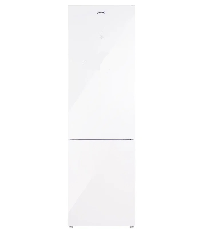 Frigorífico Combi EVVO F55W Glass 186cm 322L Clase D Blanco
