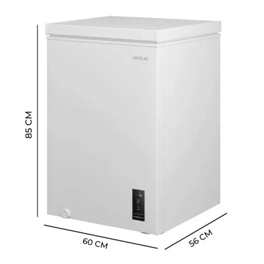 Congelador Cecotec Bolero CoolMarket Chest 143P 85cm 143L Clase E Blanco - Imagen 2